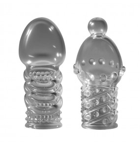 MizzZee - Soft Delay Glans Sleeve (Full Set 2 Pieces)